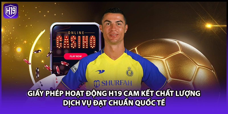 Giấy phép hoạt động H19 cam kết chất lượng dịch vụ đạt chuẩn quốc tế