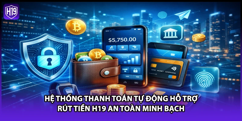 Hệ thống thanh toán tự động hỗ trợ rút tiền H19 an toàn minh bạch